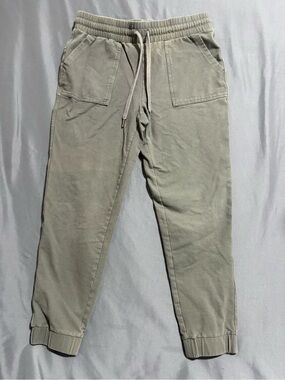 Men's Sage Green Drawstring Joggers - 32 Cool